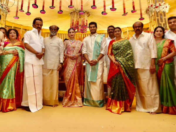 Soundarya Rajinikanth wedding: Edapadi palanisamy, Stalin, kamal present Soundarya Rajinikanth wedding: Edapadi palanisamy, Stalin, kamal present
