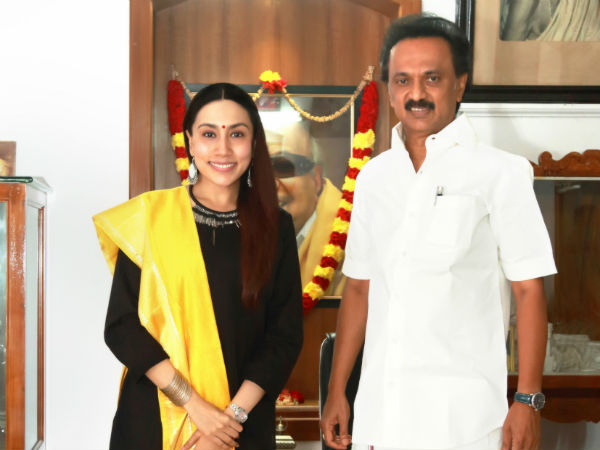 Politics was not discussed in this meeting with Stalin: Divya Sathyaraj Politics was not discussed in this meeting with Stalin: Divya Sathyaraj