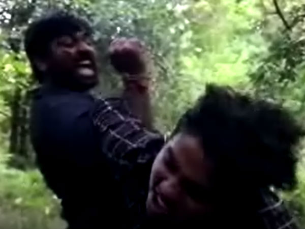 Vijay Sethupathi fights with his son - Viral video Vijay Sethupathi fights with his son - Viral video