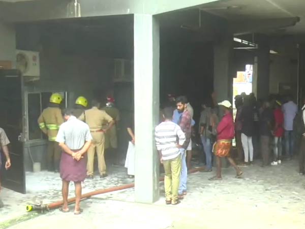 Fire accident in Kaliyakkavilai theatre Fire accident in Kaliyakkavilai theatre