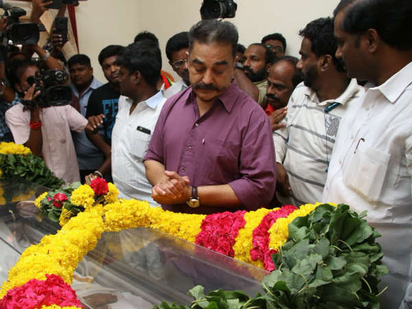 Kamal Haasan pays tribute to Mahendran Kamal Haasan pays tribute to Mahendran