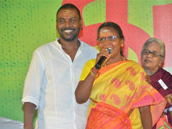 Raghava lawrence makes his mother sing a song Raghava lawrence makes his mother sing a song