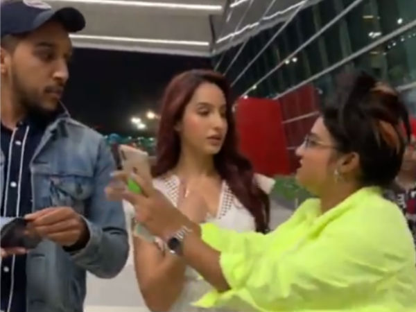 Nora Fatehi posts a strange video on instagram Nora Fatehi posts a strange video on instagram