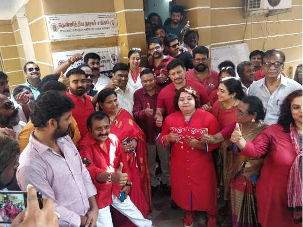 Nadigar Sangam election: Nasser, Bhagyaraj file nomination Nadigar Sangam election: Nasser, Bhagyaraj file nomination