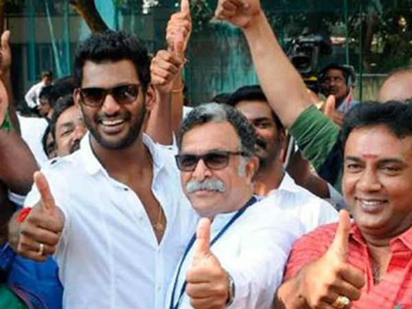 Nadigar Sangam election is done Nadigar Sangam election is done