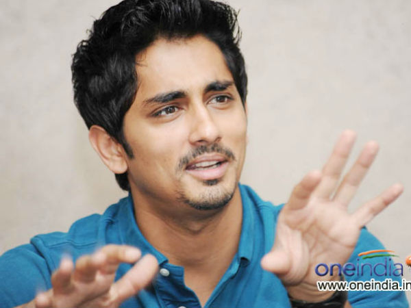 கோபப்பட்ட சித்தார்த்: