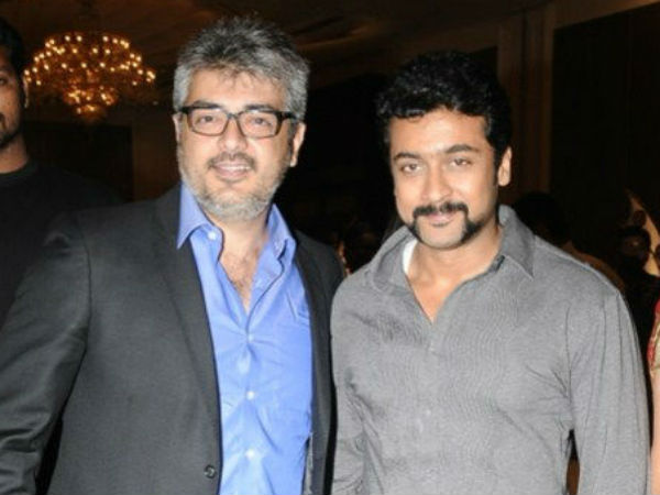 அஜீத் சூர்யா நட்பு
