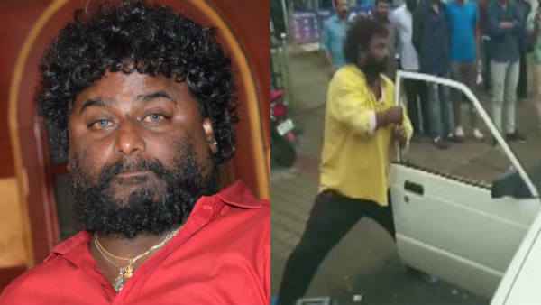 Angry mob beats actor Huccha Venkat Angry mob beats actor Huccha Venkat