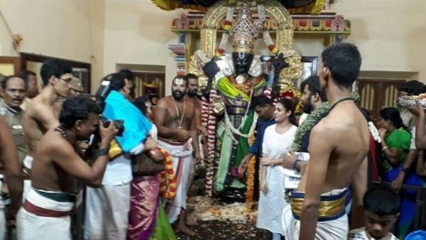 When Nayanthara visits Athi Varadar after 40 years... When Nayanthara visits Athi Varadar after 40 years...