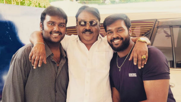 Vijayakanth’s sons presented BMW car for his Birthday Vijayakanth’s sons presented BMW car for his Birthday