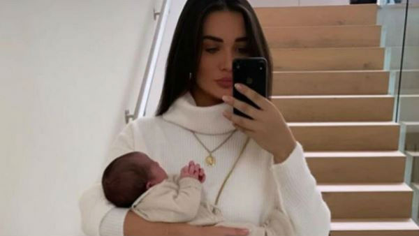 Amy Jackson posted her baby on social Media Amy Jackson posted her baby on social Media