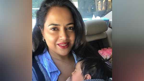 Sameera Reddy Joys with Second baby photo viral Sameera Reddy Joys with Second baby photo viral