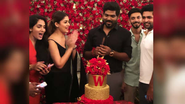 Vigneh Shivan celebrated his birthday with actress Nayanthara Vigneh Shivan celebrated his birthday with actress Nayanthara