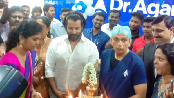 We can see the world even after our death by making eye donations-Vikram We can see the world even after our death by making eye donations-Vikram
