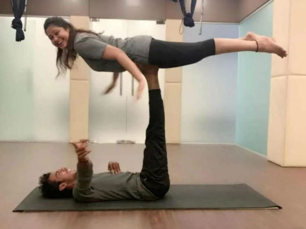 Priya Atlee doing Yoga photo’s viral on Social Media Priya Atlee doing Yoga photo’s viral on Social Media