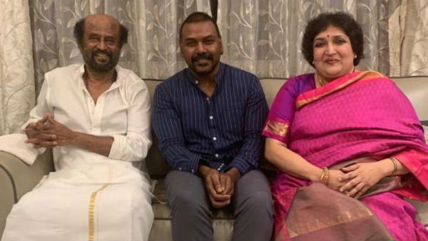 Rajinikanth Blessed Raghava Lawrence on the eve of Navaratri Festival Rajinikanth Blessed Raghava Lawrence on the eve of Navaratri Festival