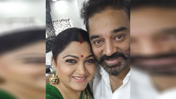 Kusboo praises her friend Kamalhassan Kusboo praises her friend Kamalhassan