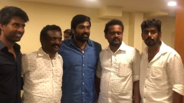 Vijay sethupathi surprise visit to actor Suris hotel Vijay sethupathi surprise visit to actor Suris hotel