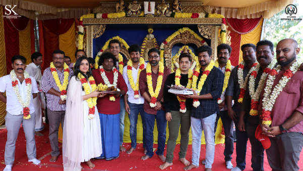 Sivakarthikeyan Doctor shoot started with Pooja Sivakarthikeyan Doctor shoot started with Pooja