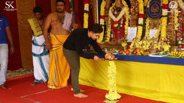 Sivakarthikeyan Doctor shoot started with Pooja Sivakarthikeyan Doctor shoot started with Pooja
