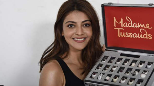 Kajal agarwals wax figure at Madame tussauds singapore Kajal agarwals wax figure at Madame tussauds singapore