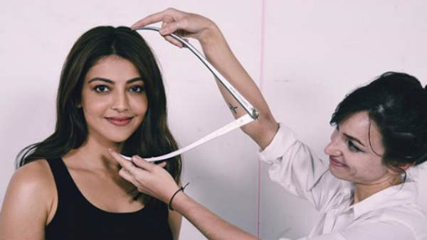 Kajal agarwals wax figure at Madame tussauds singapore Kajal agarwals wax figure at Madame tussauds singapore