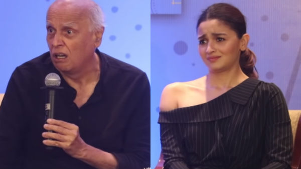 Alia Bhatt gets scared as her father Mahesh showed his anger suddenly Alia Bhatt gets scared as her father Mahesh showed his anger suddenly