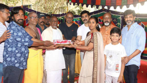 Director Mohan Rajas son Pranav mohan introduced in tamizharasan movie Director Mohan Rajas son Pranav mohan introduced in tamizharasan movie