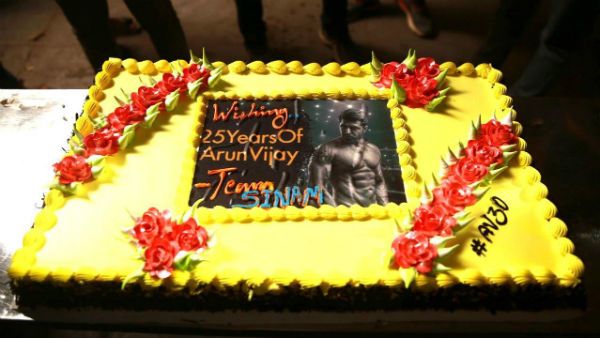 Arun Vijay celebrates 25th anniversary of his screen career Arun Vijay celebrates 25th anniversary of his screen career