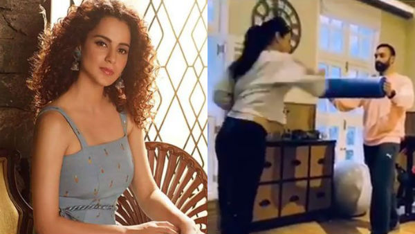 Kangan Ranaut shares work out video goes viral Kangan Ranaut shares work out video goes viral