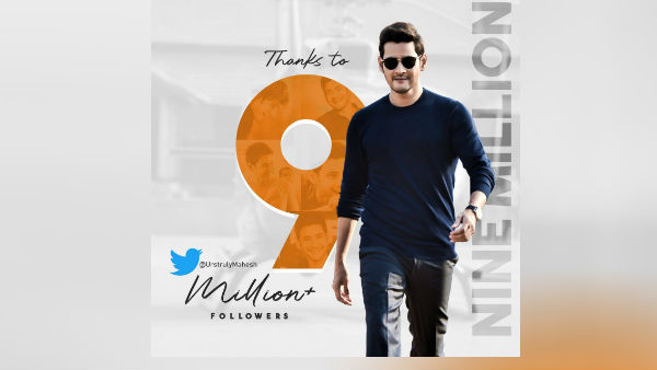 9 million Followers on Twitter for Telugu superstar Mahesh Babu 9 million Followers on Twitter for Telugu superstar Mahesh Babu