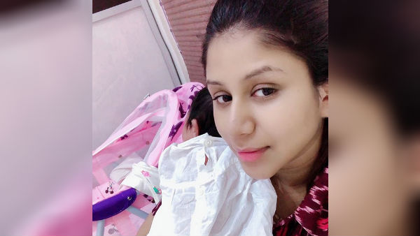 Alya Manasa and Sanjeev couple has announced their daughters name Alya Manasa and Sanjeev couple has announced their daughters name