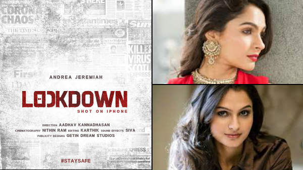 Actress Andrea stars in short film lockdown Actress Andrea stars in short film lockdown