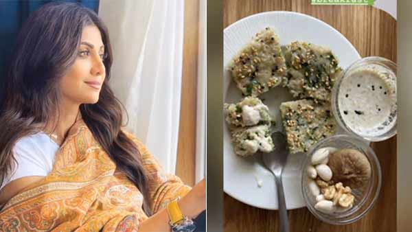 Actress Shilpa shetty makes healthy breakfast platter on lockdown Actress Shilpa shetty makes healthy breakfast platter on lockdown
