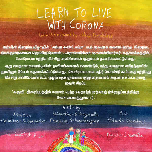 Learn to Live with Corona Animated short film for children Learn to Live with Corona Animated short film for children