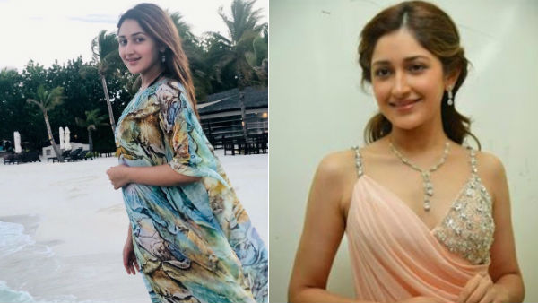 Actress Sayesha has posted the classical dance video on Social media Actress Sayesha has posted the classical dance video on Social media
