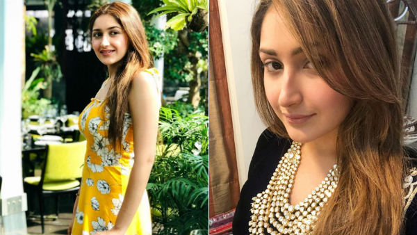 Actress Sayesha has posted the classical dance video on Social media Actress Sayesha has posted the classical dance video on Social media