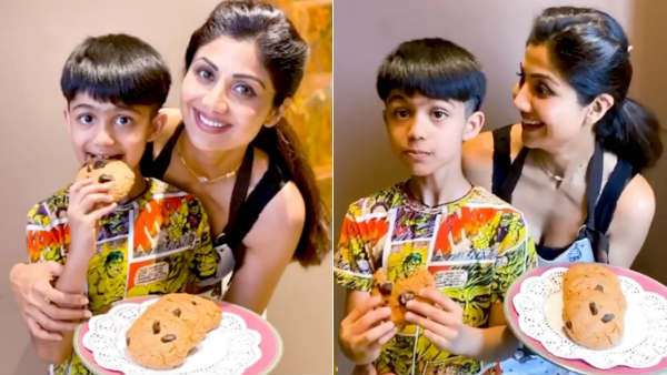 Shilpa shetty makes cookies Shilpa shetty makes cookies