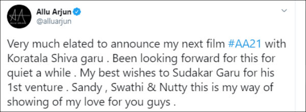 பரத் அனி நேனு இயக்குநர்