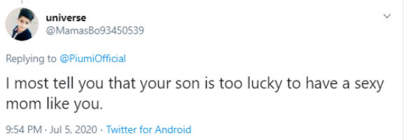 மகனுடன் கேக்