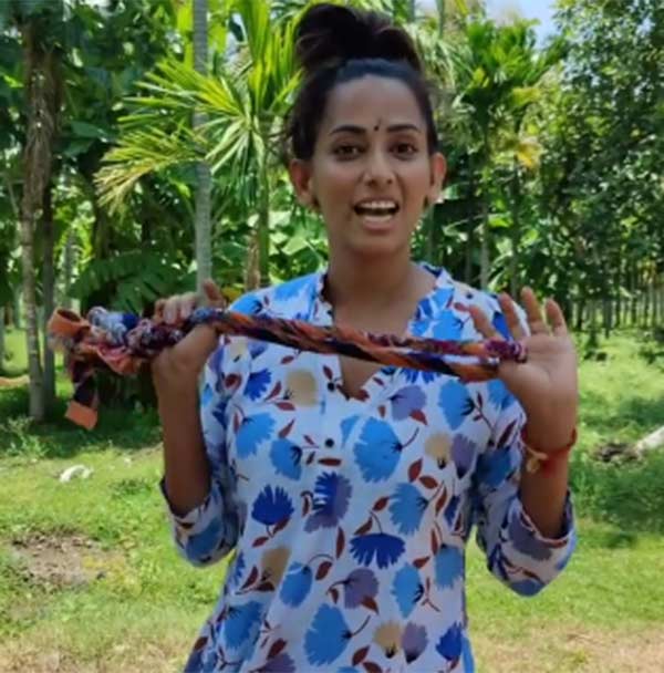 துப்பட்டாவை கயிறாக்கி