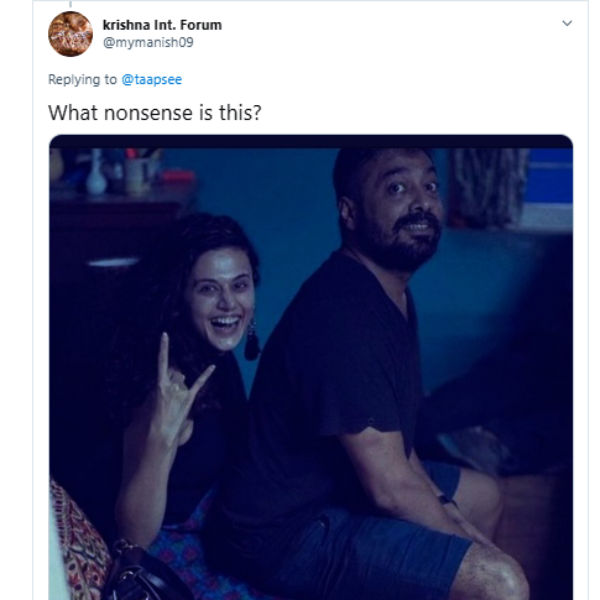 டாப்சிக்கு கண்டனம்