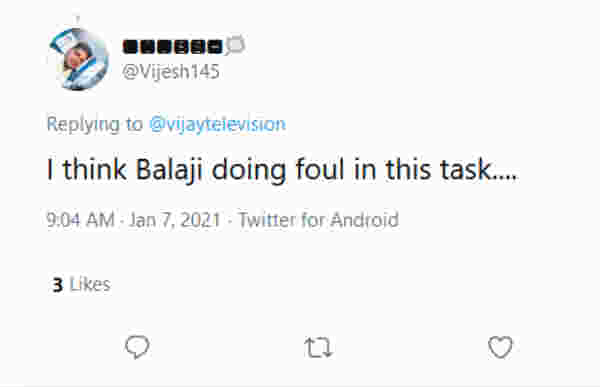 பாலாஜி ஃபவுல் கேம்