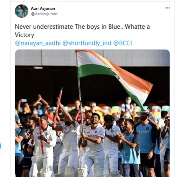 இந்திய அணிக்கு