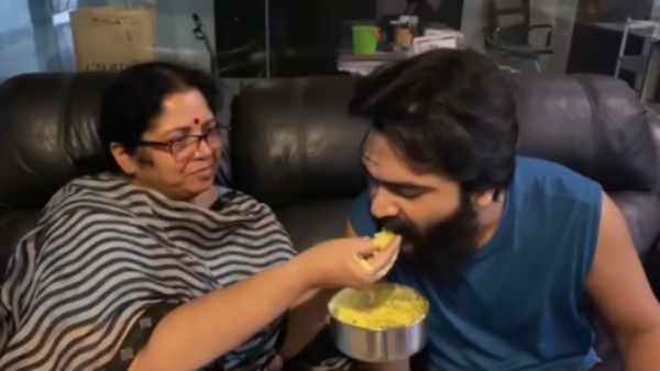 சிம்புவுக்கு ஊட்டிவிடும் உஷா