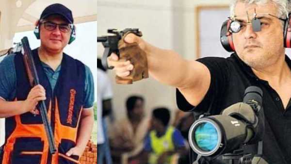 Thala Ajith goes to the next level in gun sports Thala Ajith goes to the next level in gun sports