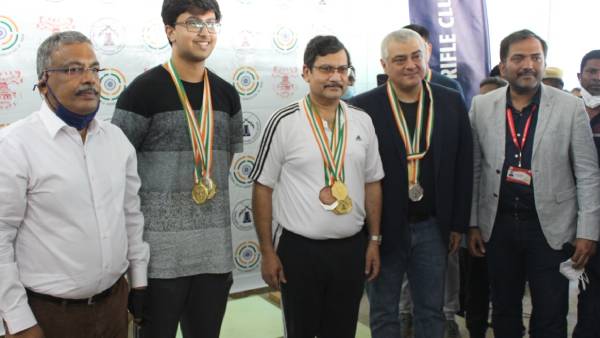 Actor Ajith won gold medal in 10 Metre in Rifle Competition Actor Ajith won gold medal in 10 Metre in Rifle Competition
