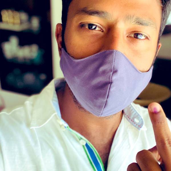 வாக்களித்த சாந்தனு