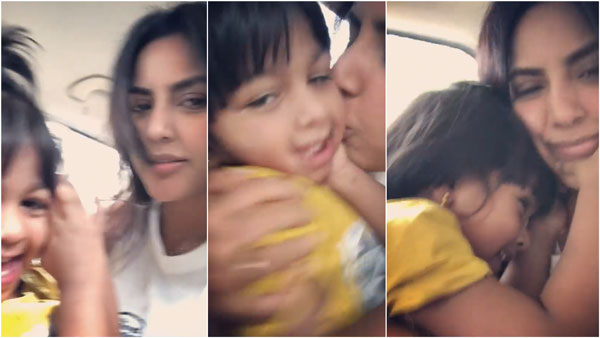 Priya Anands non stop kissing in car video goes viral Priya Anands non stop kissing in car video goes viral