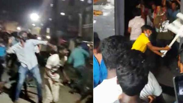 கதவுகளை அடித்து நொறுக்கினர்